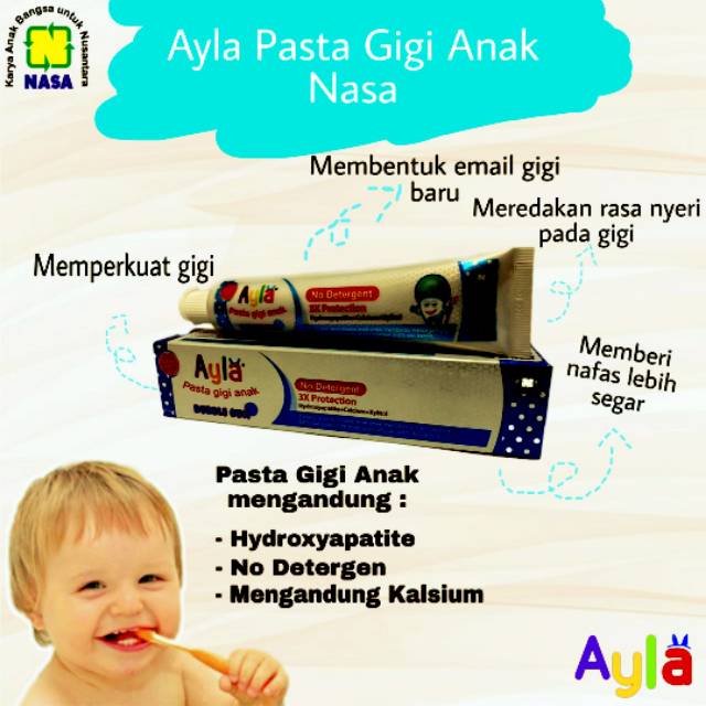 Pasta gigi anak "Ayla"