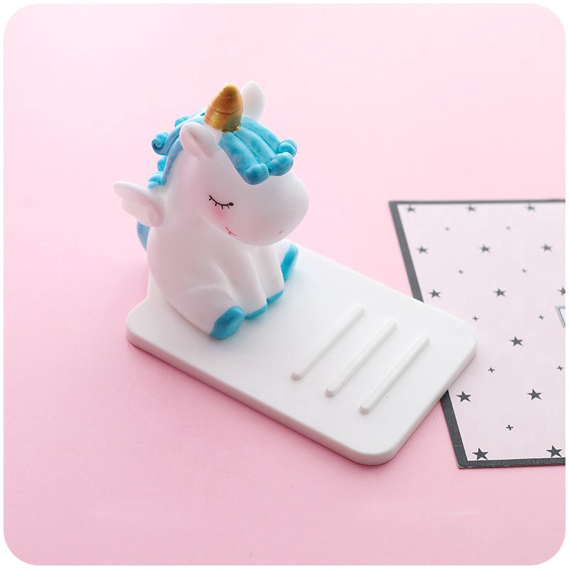 Holder Handphone unicorn adjustable desktop Lucu Dan Sederhana.