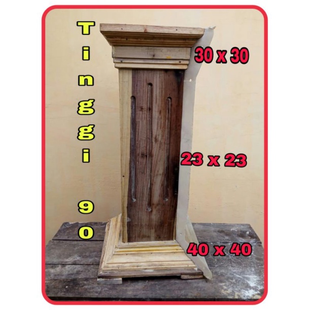 CETAKAN FIBER PILAR BONSAI