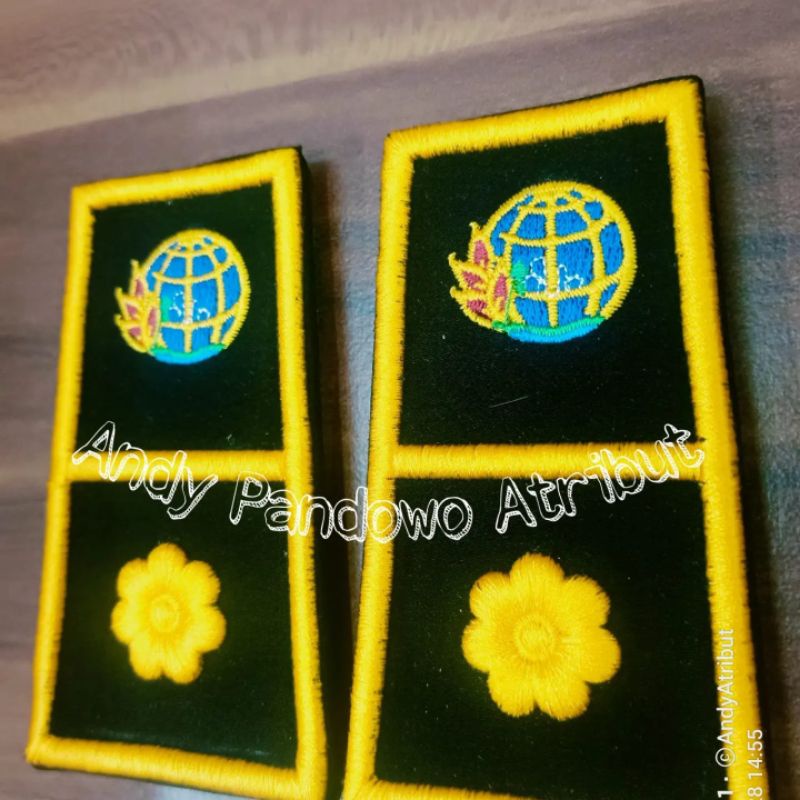 pangkat bpn 3d bordir timbul