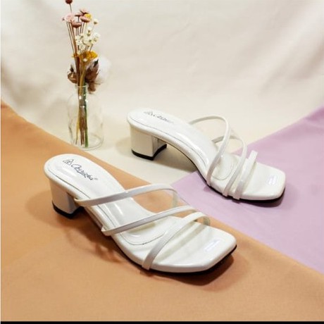 SANDAL HELS TALI MIKA PEREMIUM TERBARU 5CM N 22