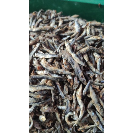 

ikan asin teri rebus