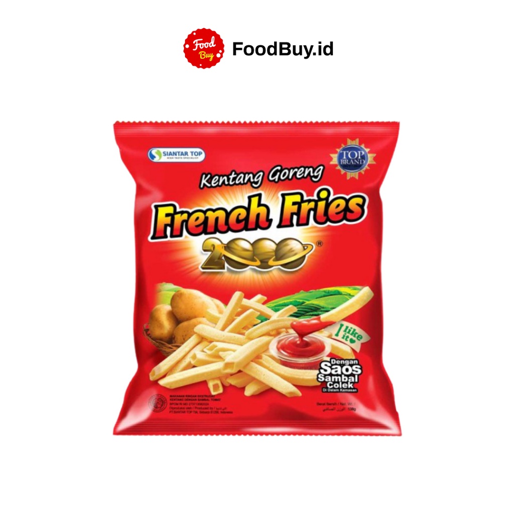 

French Fries Snack dengan Sambal Colek 2000 62 gr