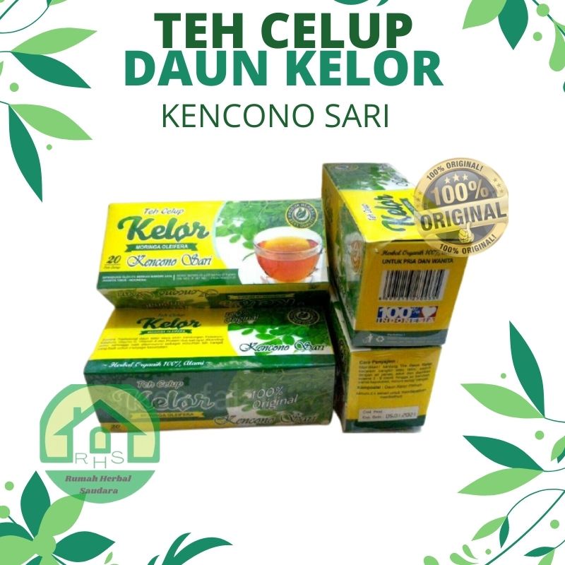 

OBAT HERBAL Teh Celup Daun Kelor / Moringa oleifera Kencono Sari / Original Asli 100%