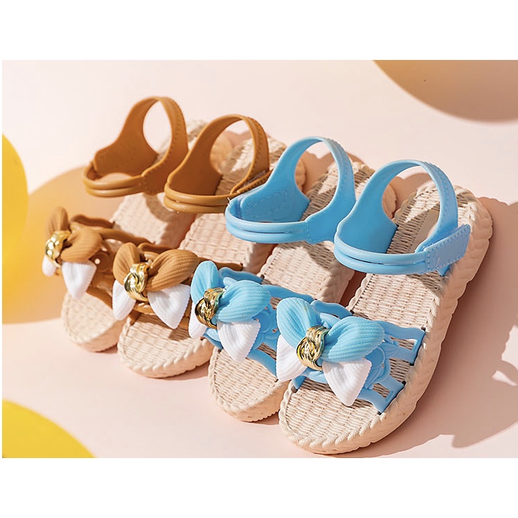 babyfit SALMOON sepatu karet anak perempuan dengan tali velcro strap import cyx-722