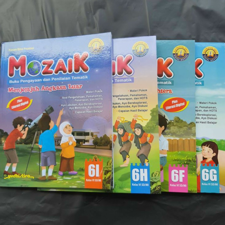 Paket Mozaik Tematik yudistira SMT II SD/MI Kelas 6