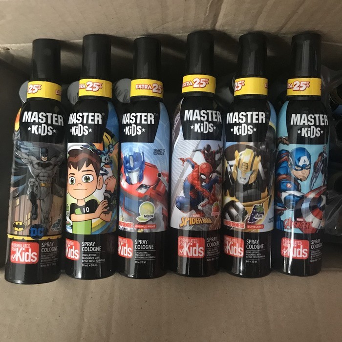 Master Kids Spray Cologne 100ml - Parfume Cologne Anak - Avenger DLL