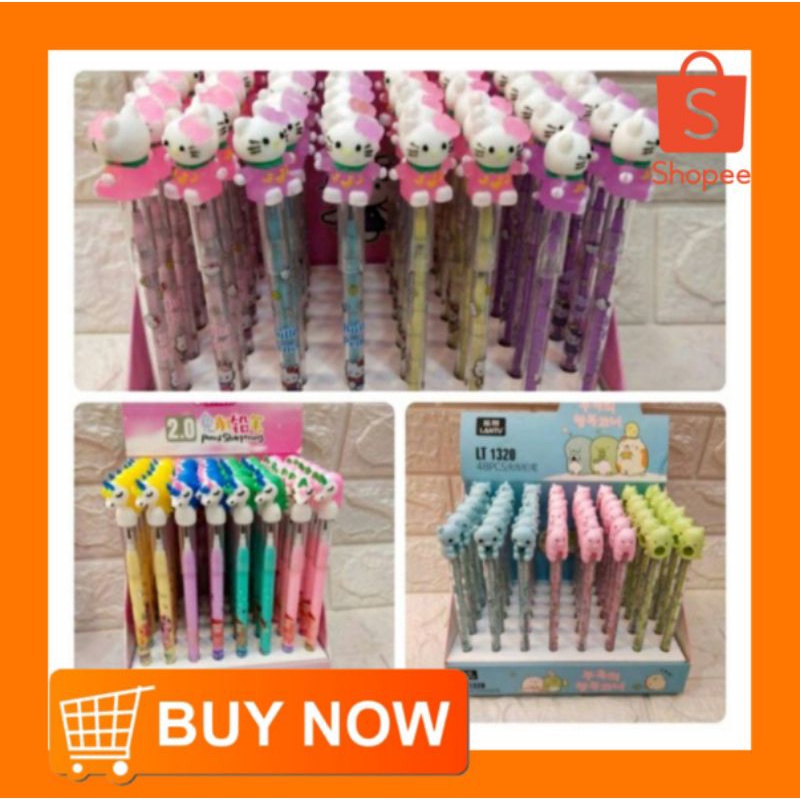 

PENSIL BENSIA TUSUK SAMBUNG KARAKTER HELLO KITTY - UNICORN -BERUANG