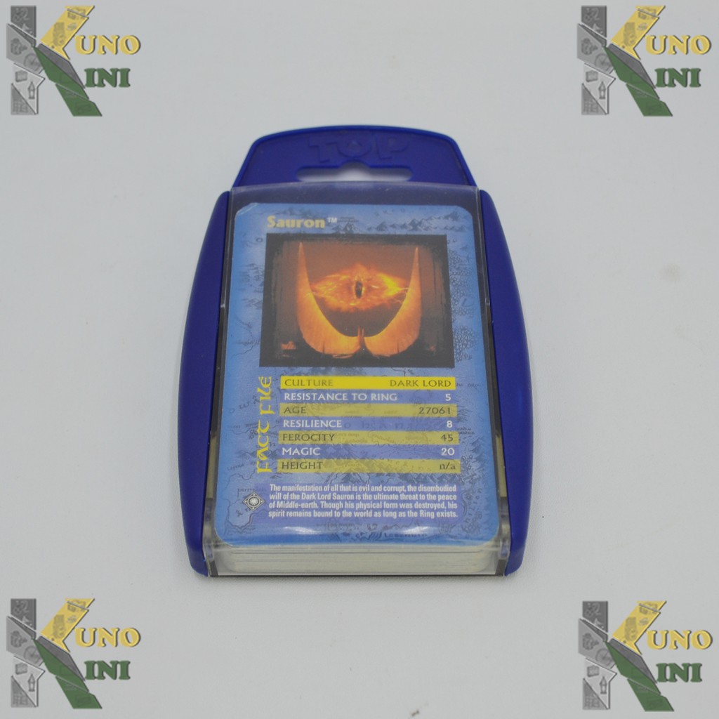 KARTU TOP TRUMPS LORD OF THE RINGS - Limited Edition, 30 pcs