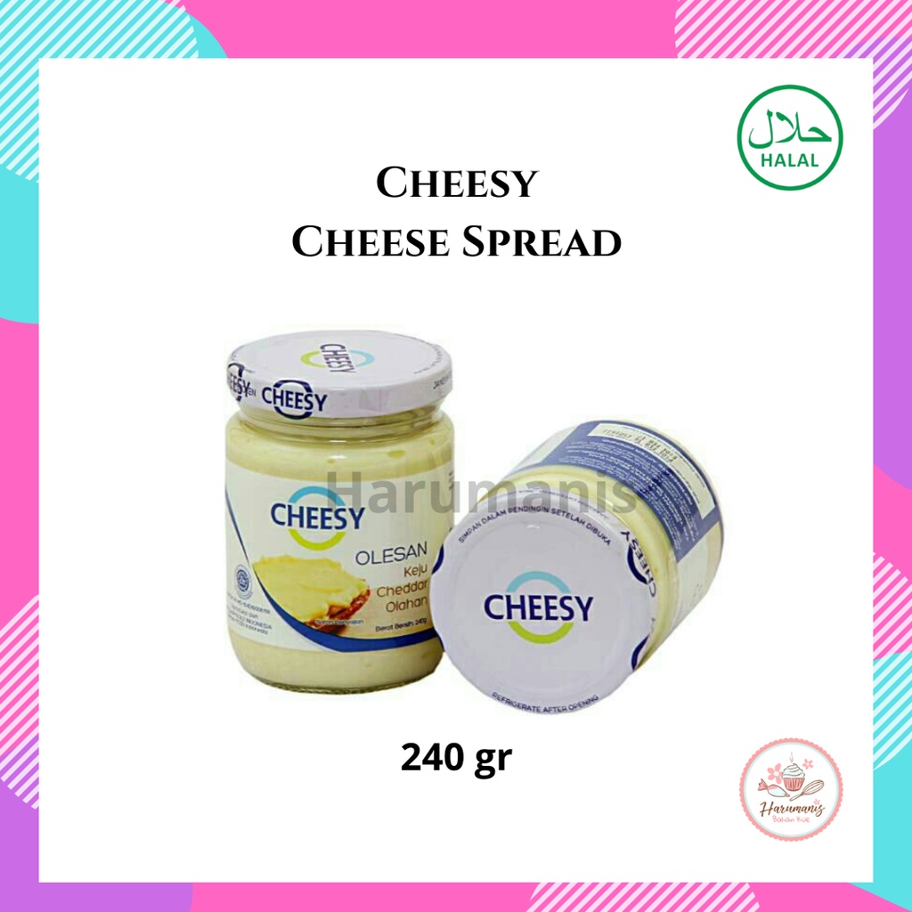 

Cheesy Spread Selai Keju Cheddar Oles 240gr