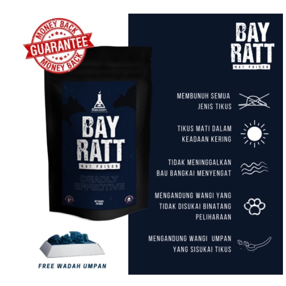 Racoon Racun Tikus BAYRATT dan Racun Rayap ARAP Spray Combo