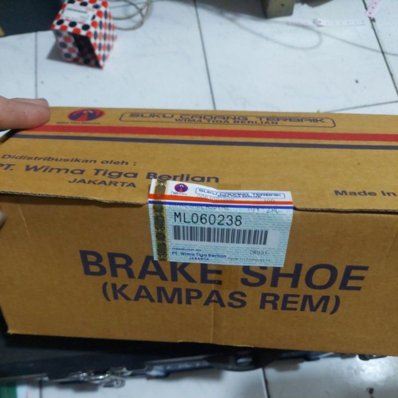 Kampas rem belakang Ps 100 engkel or Ps 110 engkel