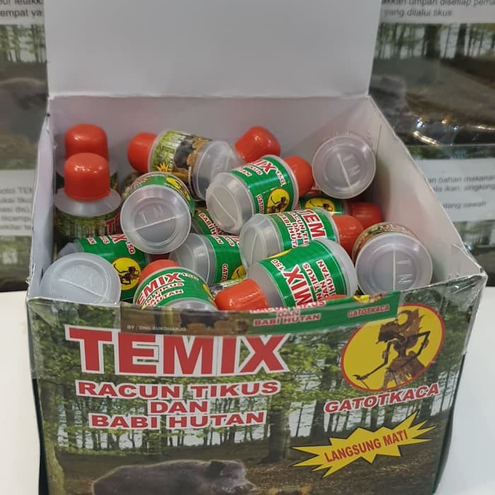 Racun Tikus TEMIX 15 G Racun Tikus Langsung Mati/Racun Babi Hutan Temix Asli Original