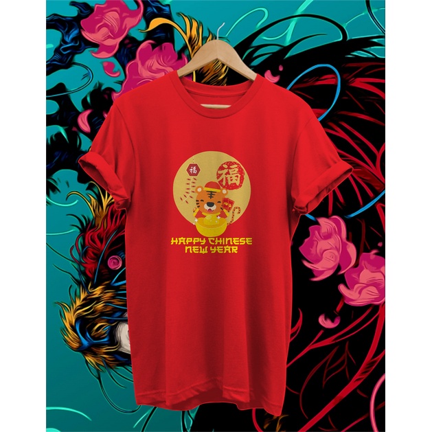 KAOS IMLEK SINCIA TIGER HAPPY CHINESE NEW YEAR YEAR OF THE TIGER KAOS SINCIA