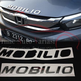 Emblem Logo  Tulisan Kap Mesin Honda MOBILIO  Import 