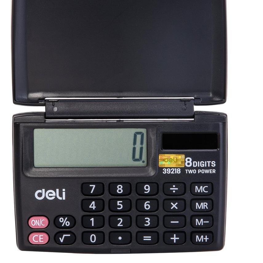 

Beli Segera Deli Kalkulator Pocket 8 digit dengan Cover layar LCD berkualitas Garansi 3 Tahun E39218 L9S''