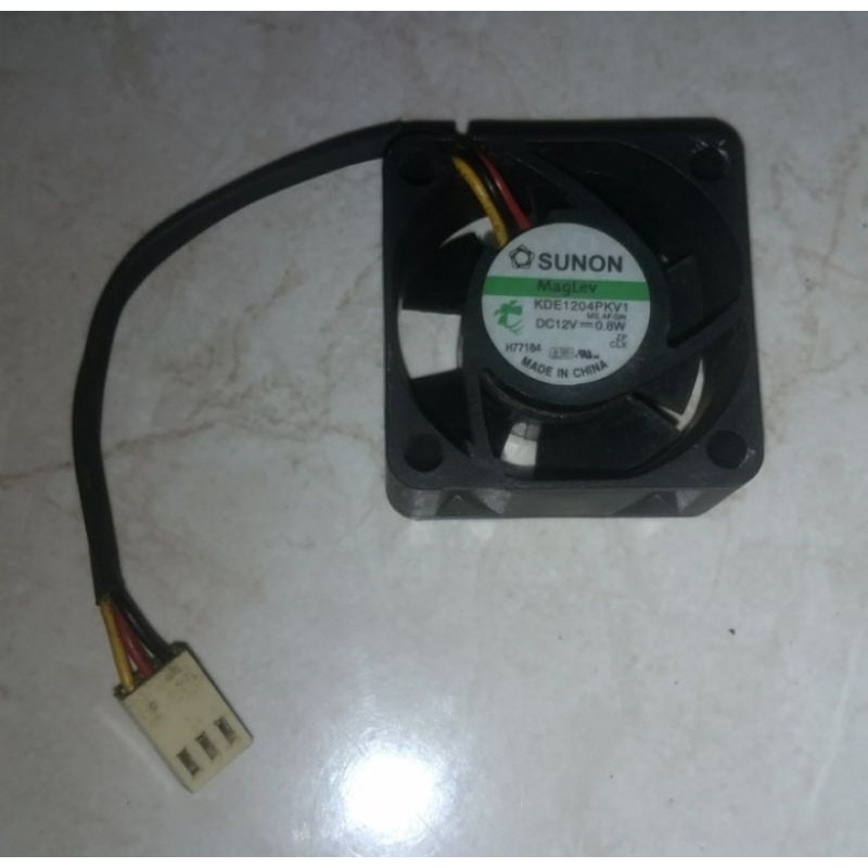 FAN 4CM KIPAS ORIGINAL SUNON KDE1204PKV1 12V 0.8W 3PIN GARANSI