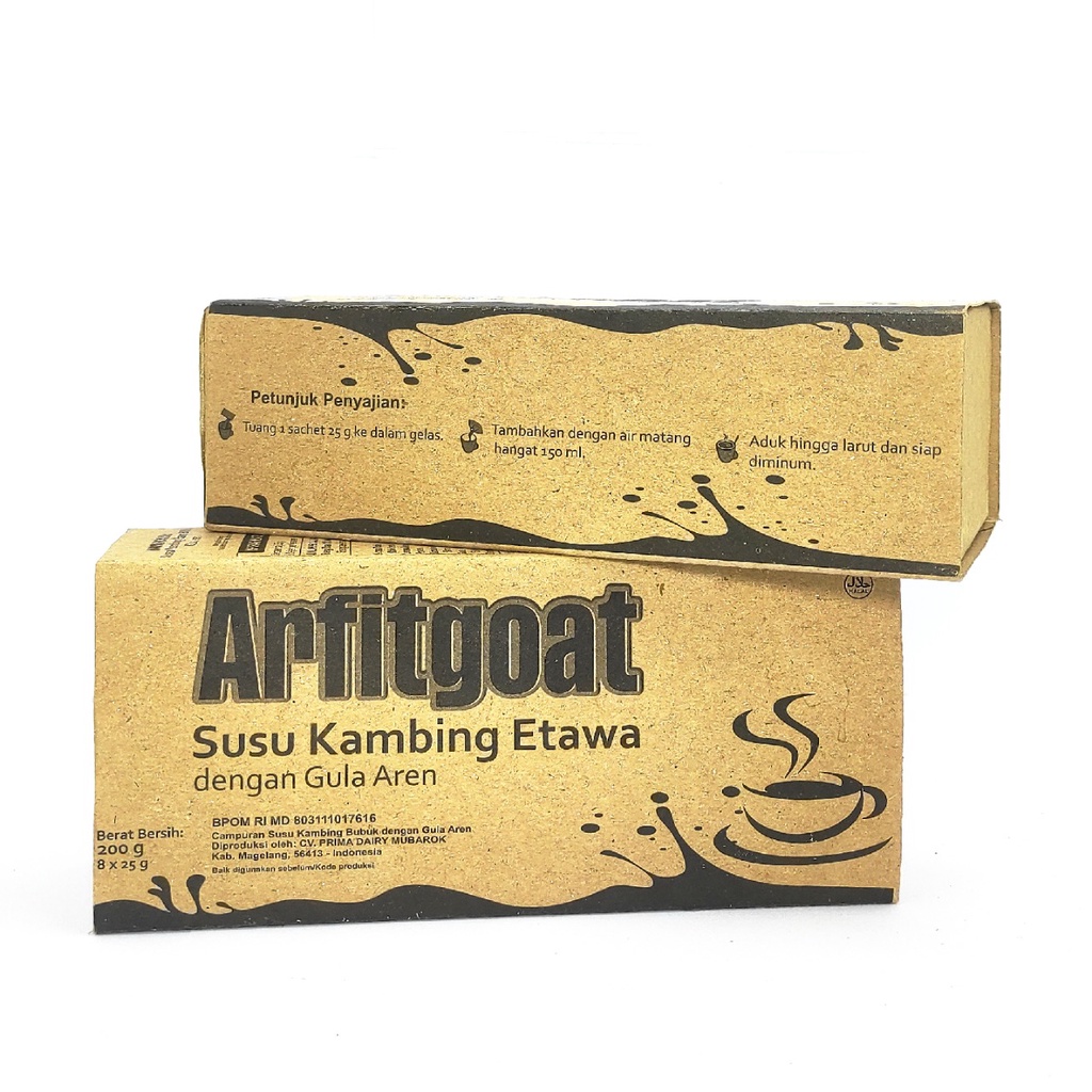 

Susu Kambing Etawa Gula Aren Arfitgoat sky Susu Bubuk Asli Original