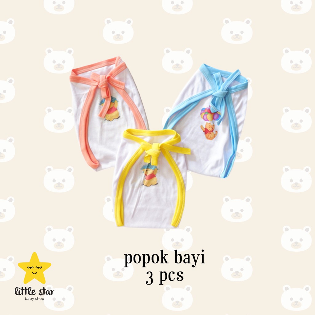 3 PCS Popok Kain Bayi Tali Ikat Anak Bayi Cewek Cowok