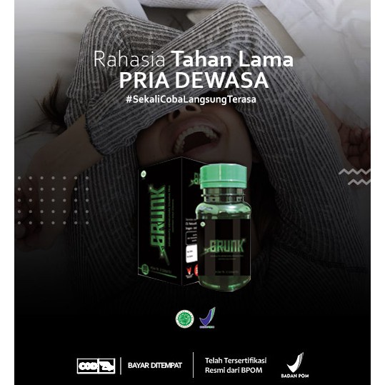Grunk | Suplemen Pria| Penambah Stamina | Tambah Durasi | Aman BPOM