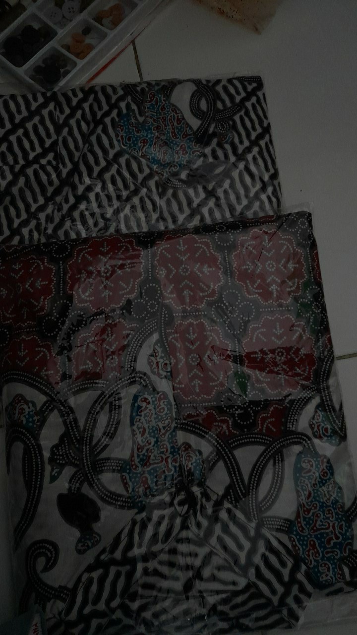 Batik Couple Keluarga Sania Ruffle Ori Ndoro Jowi Dnt Matahari Merah