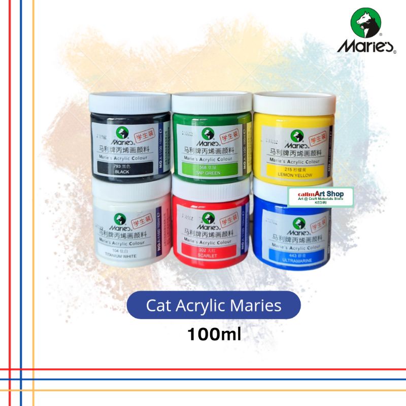 Maries Acrylic Paint / Cat Akrilik Maries 100ml