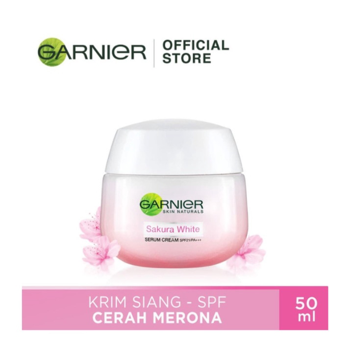 Garnier Sakura White Serum Day Cream SPF21 50ml