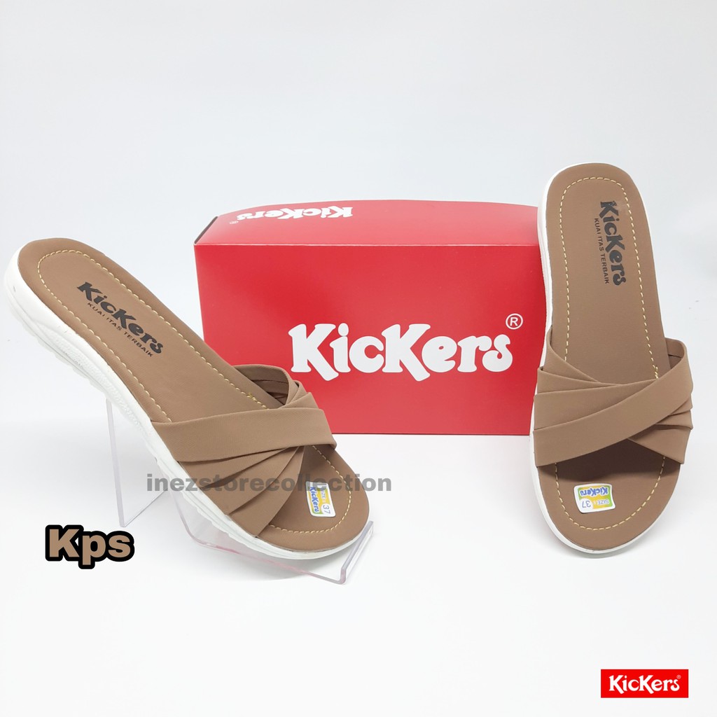 SANDAL SLOP WANITA KICKERS TERHITS KODE SLP06 MURAH GROSIR