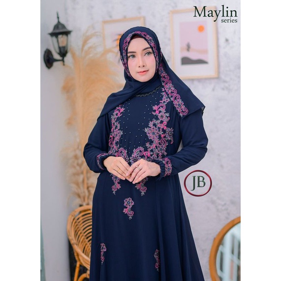 FASHION MUSLIM//GAMIS SYAR'I//MAYLIN SERIES ALL NEW//KODE JB