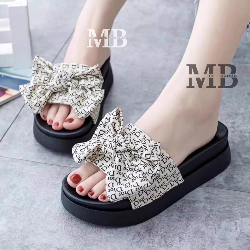 BALANCE SANDAL JELLY KARET IMPORT WEDGES PITA DIAR 1807