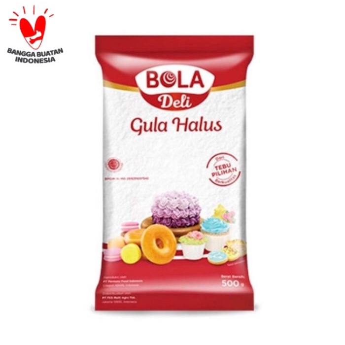 

Fe01Ggg Bola Deli Gula Halus 500Gr F30E1F11