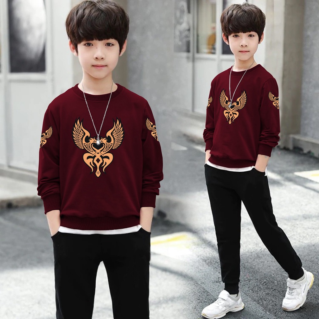 Switer Burung Terbaru / Sweater Anak Laki-laki /  Sweeter Gaming Bahan Babyterry / FLAVA_STORE