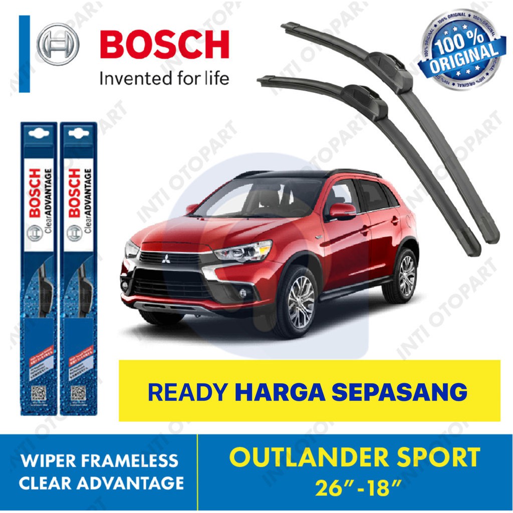 2018 Mitsubishi Outlander Sport Wiper Blade Size