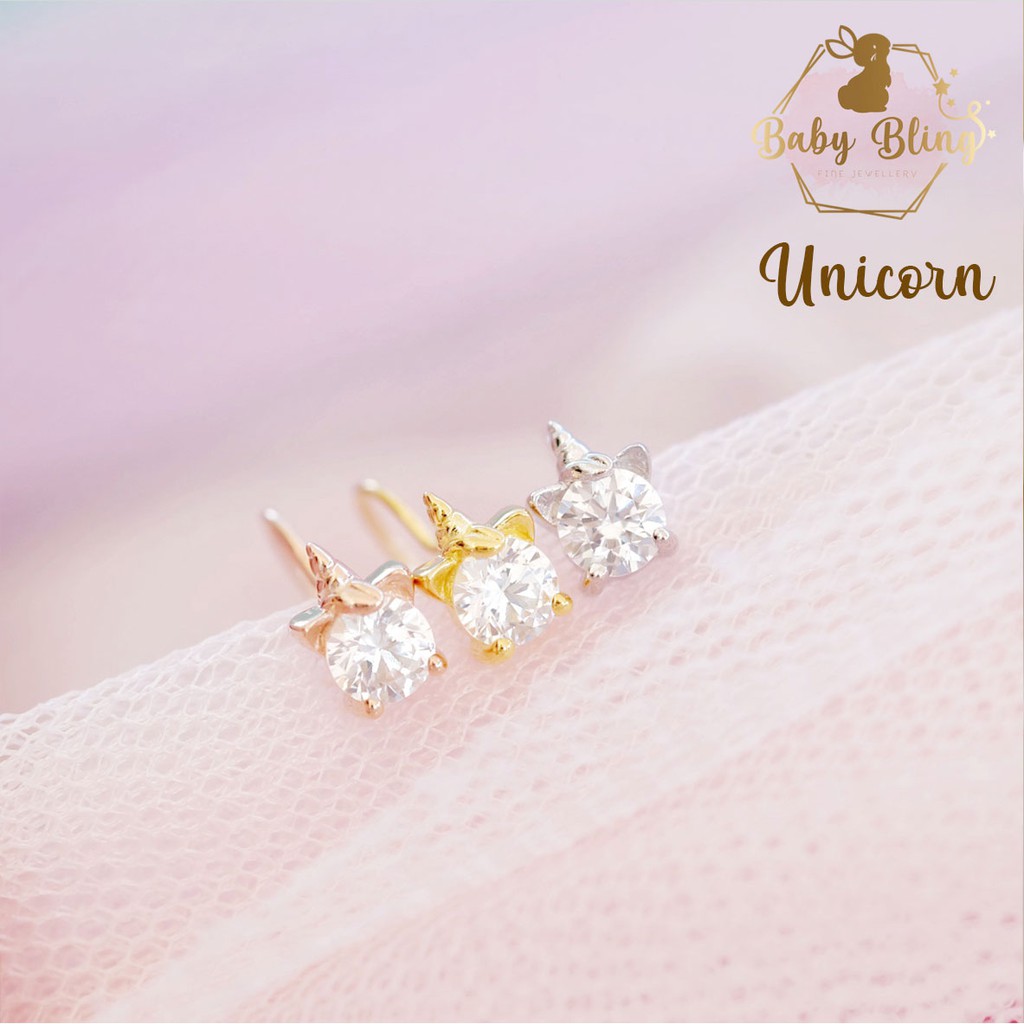 Anting Bayi &amp; Dewasa Baby Bling - Model Unicorn