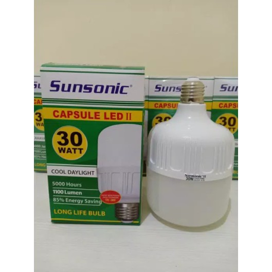 Bohlam Lampu LED 30W Jumbo Capsule SUNSONIC - Bohlam Lampu LED Capsule 30 Watt Putih SUNSONIC