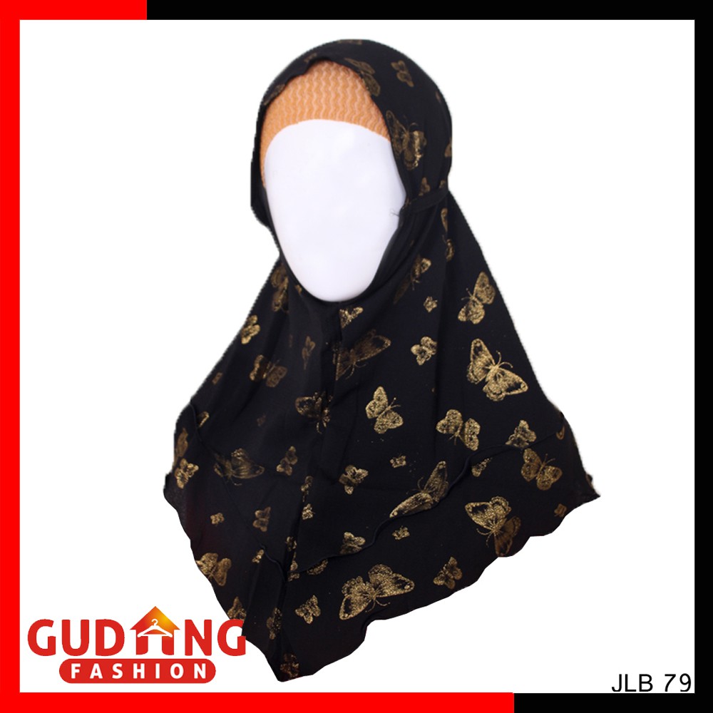 Jilbab Kerudung Modern Murag Double Layer - JLB 79