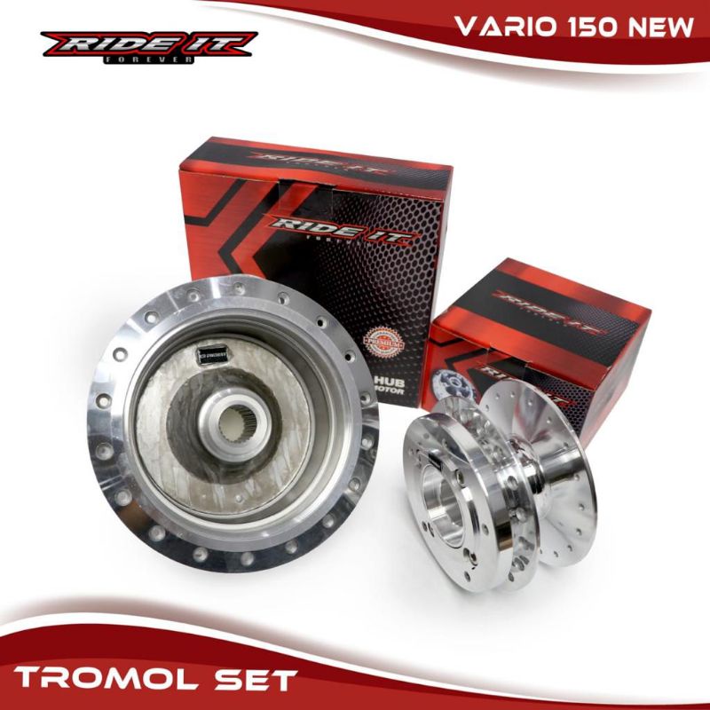 Tromol Vario 150 new Krom baut piringan ada 5 lobang merk Ride it