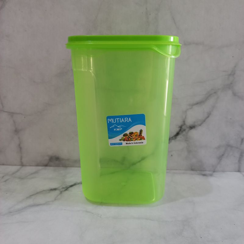 Toples Makanan Toples Bumbu Kotak 1000ml Zayn 1000 ml / 1 Liter / 1000 gram KMP