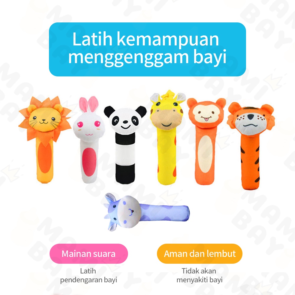 Mamibayi Rattle stick baby doll toys mainan bayi