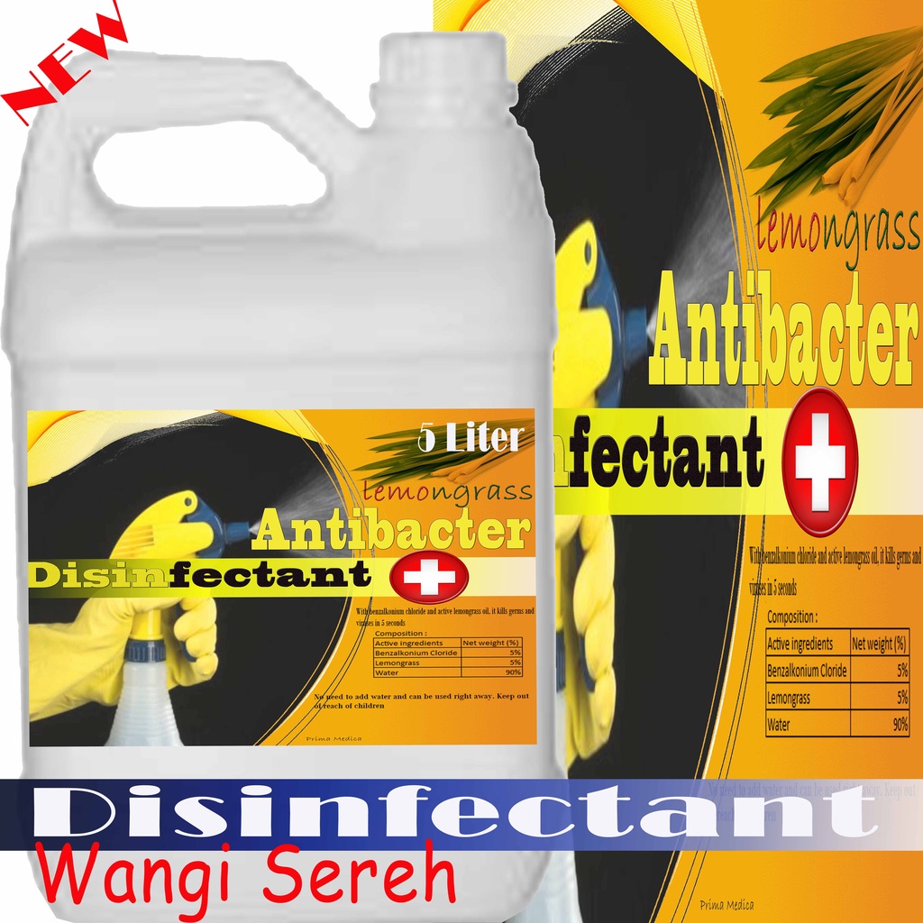 Disinfectant atau disinfektan 500ml sd 5 Liter untuk menetralisir ruangan beberapa varian wangi segar dan ukuran sudah ada izin edar resmi by Oke sabun suplayer 2