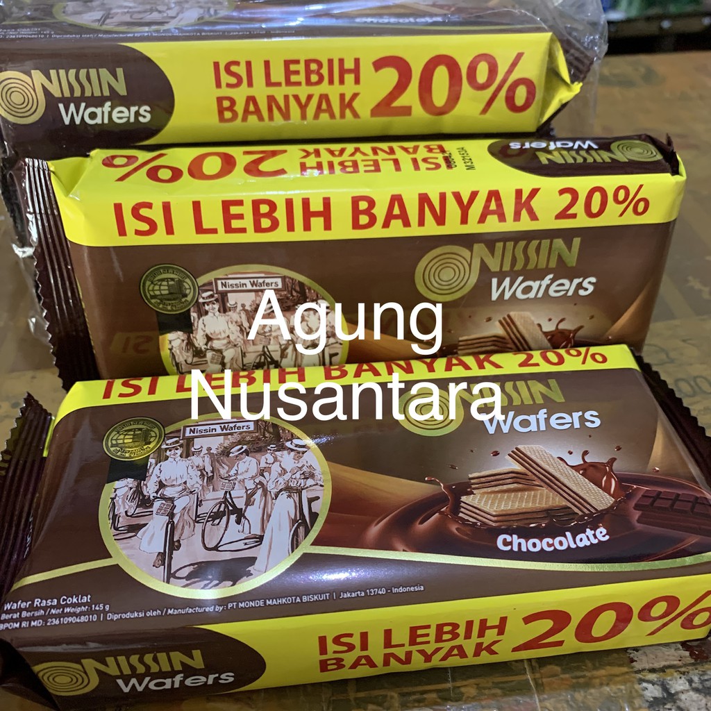 

Biskuit Nissin wafer Coklat 145 gr