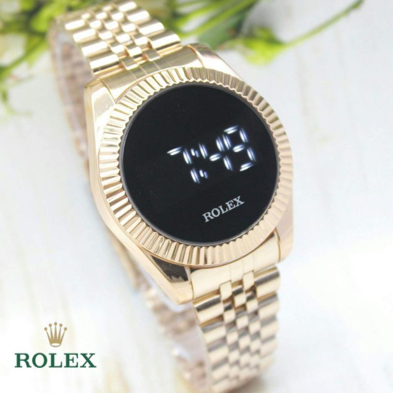 (BEST SELLER) JAM TANGAN WANITA ROLEX LED NEW ARRIVAL FREE BOX ROLEX