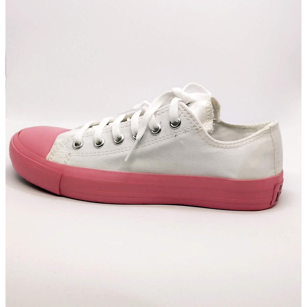 white converse pink sole