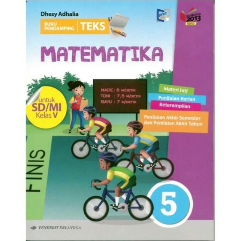 Buku Pendamping Matematika kelas 5 Erlangga
