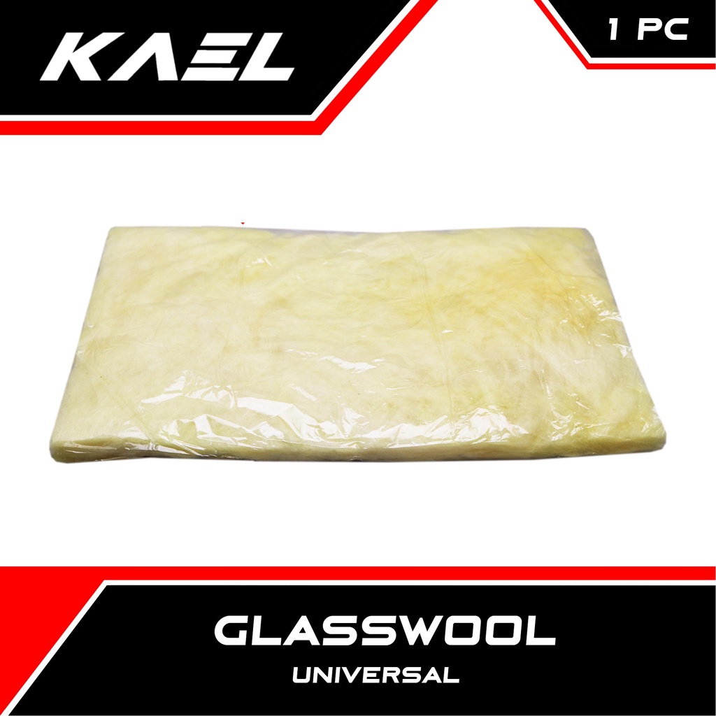 Glasswool Knalpot Racing Tahan Panas Motor Kuning Standar-Gaspul-Gaspol-Gaswool-Gasbul-Gasbol-Glaswol-Glasswoll Peredam Kenalpot Bebek-Matic-Sport Beat-FI-Pop-Street-eSP-F1/Vario 150-125-110 Techno-New/Mio Soul-M3-Z-S/X-Ride/Scoopy