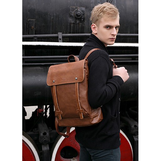 tas ransel kulit pria import ts457