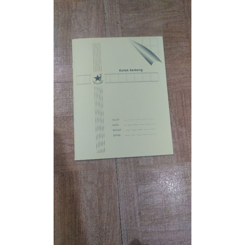 

Buku kotak sedang 38 halaman 11*14 kotak (harga satuan)