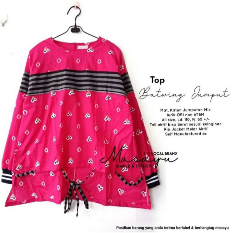 TUNIK BATWING JUMPUT/TUNIK BATIK SOLO