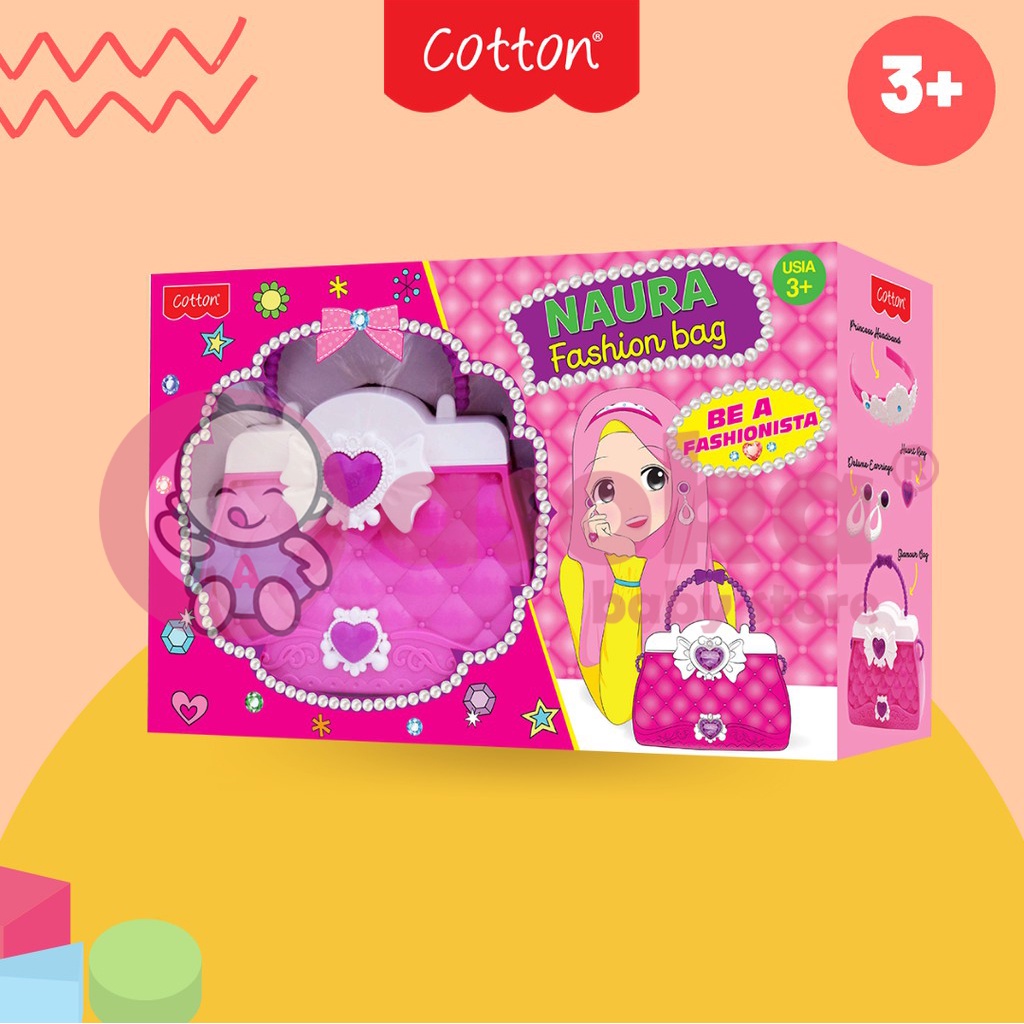 Naura Fashion Bag Mainan Pretend Play Tas Anak Lucu ASOKA