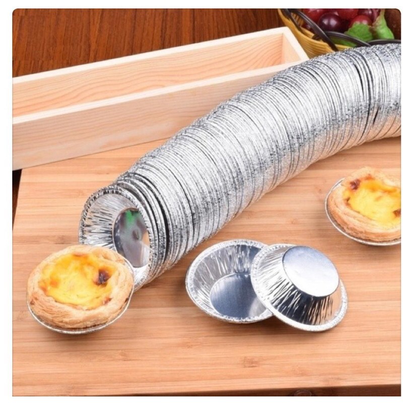 Aluminium Cup RX 209  Alumunium Tray Rx209  Loyang Kue Pie isi 10 pcs